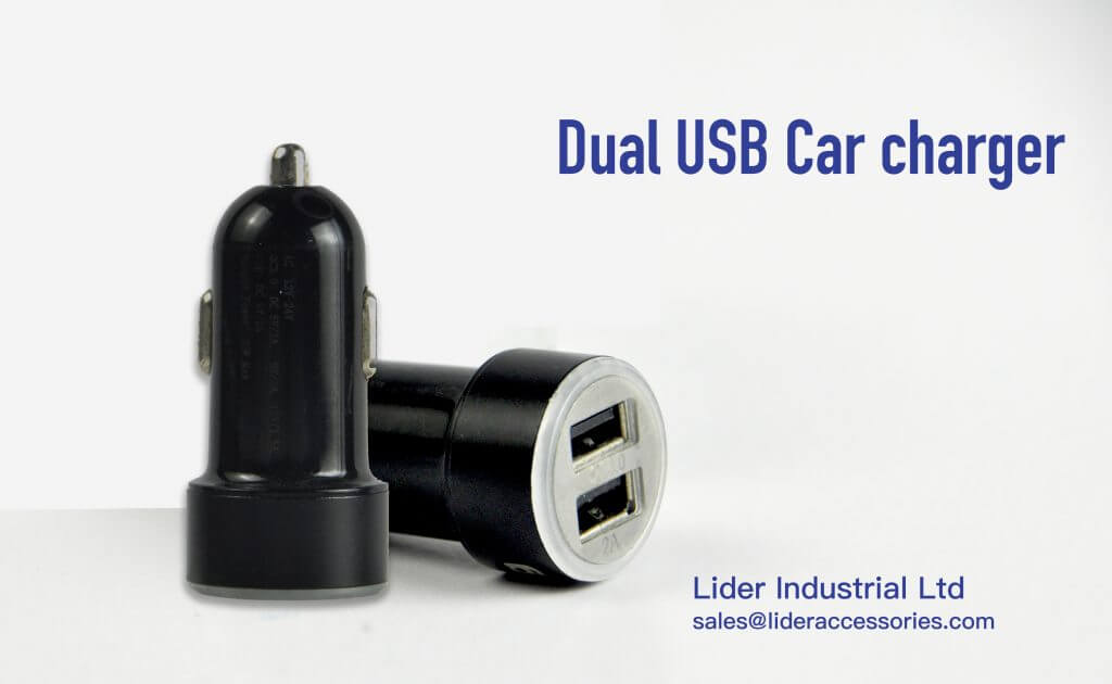 Dual USB car charger wholesale