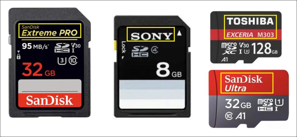 Memory Card SD Micro SD TF