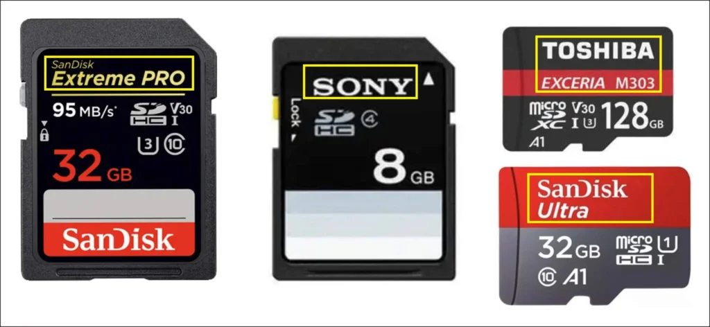 Memory Card SD Micro SD TF